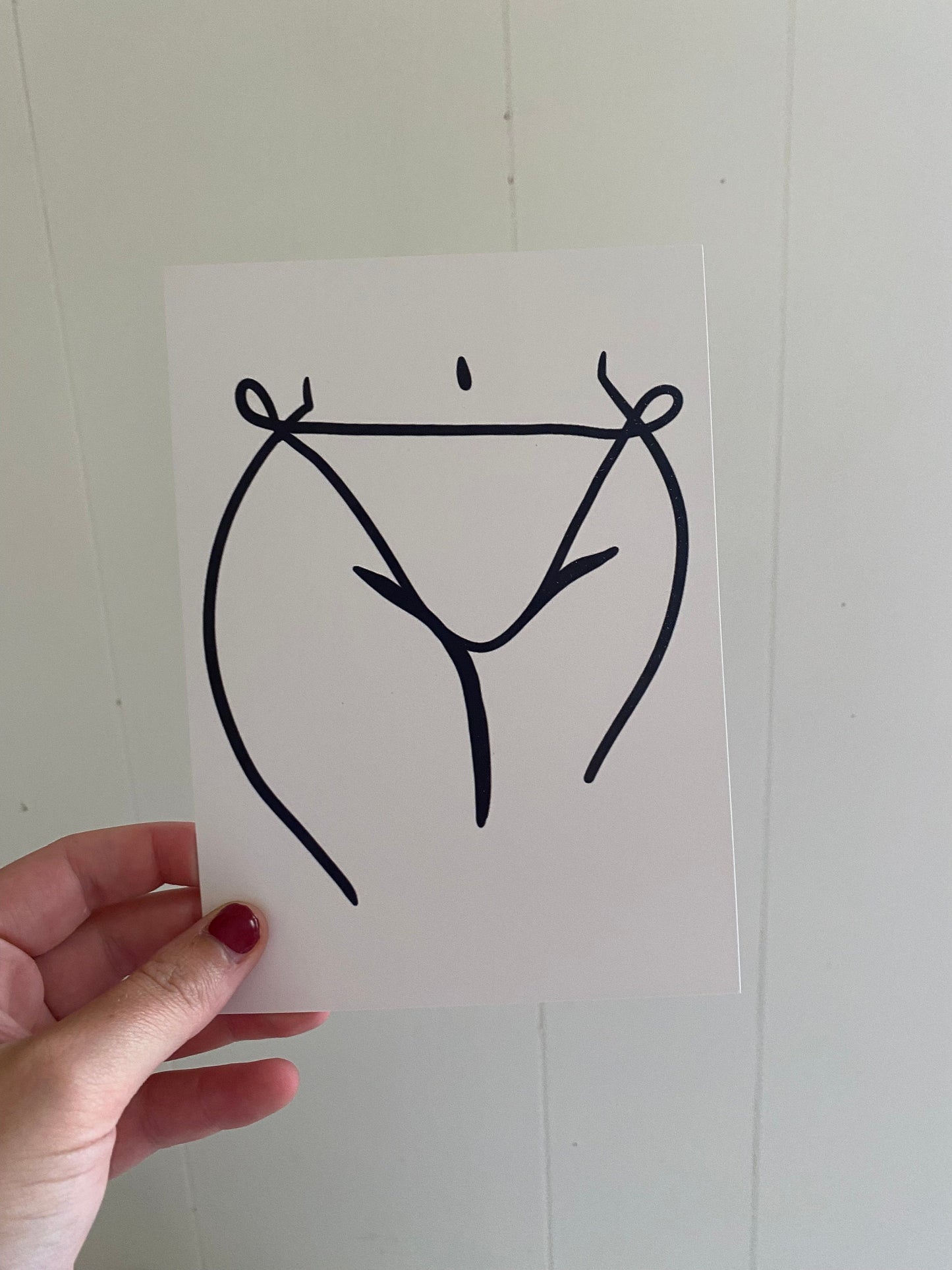 Bathroom art print, Sexy hips print, Minimalist woman drawing print, woman line drawing, gallery wall art, sophisticated abstract art