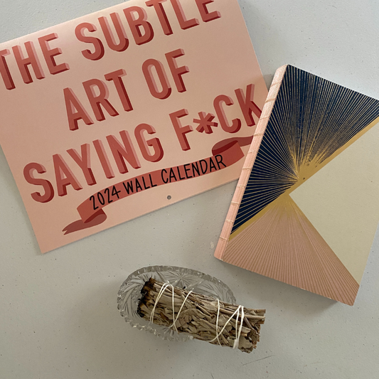 The Subtle art of saying F*CK, 2024 12 Month Wall Calendar,  Inappropriate Calendar