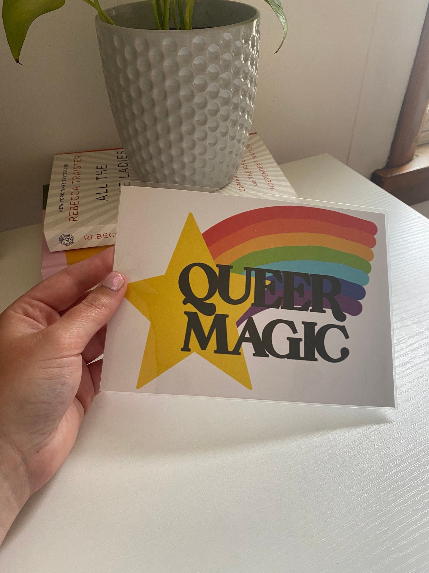 Queer Magic Art Print, LGBTQ Pride Art Print, Celebrate Pride Merch,  beautiful modern art print