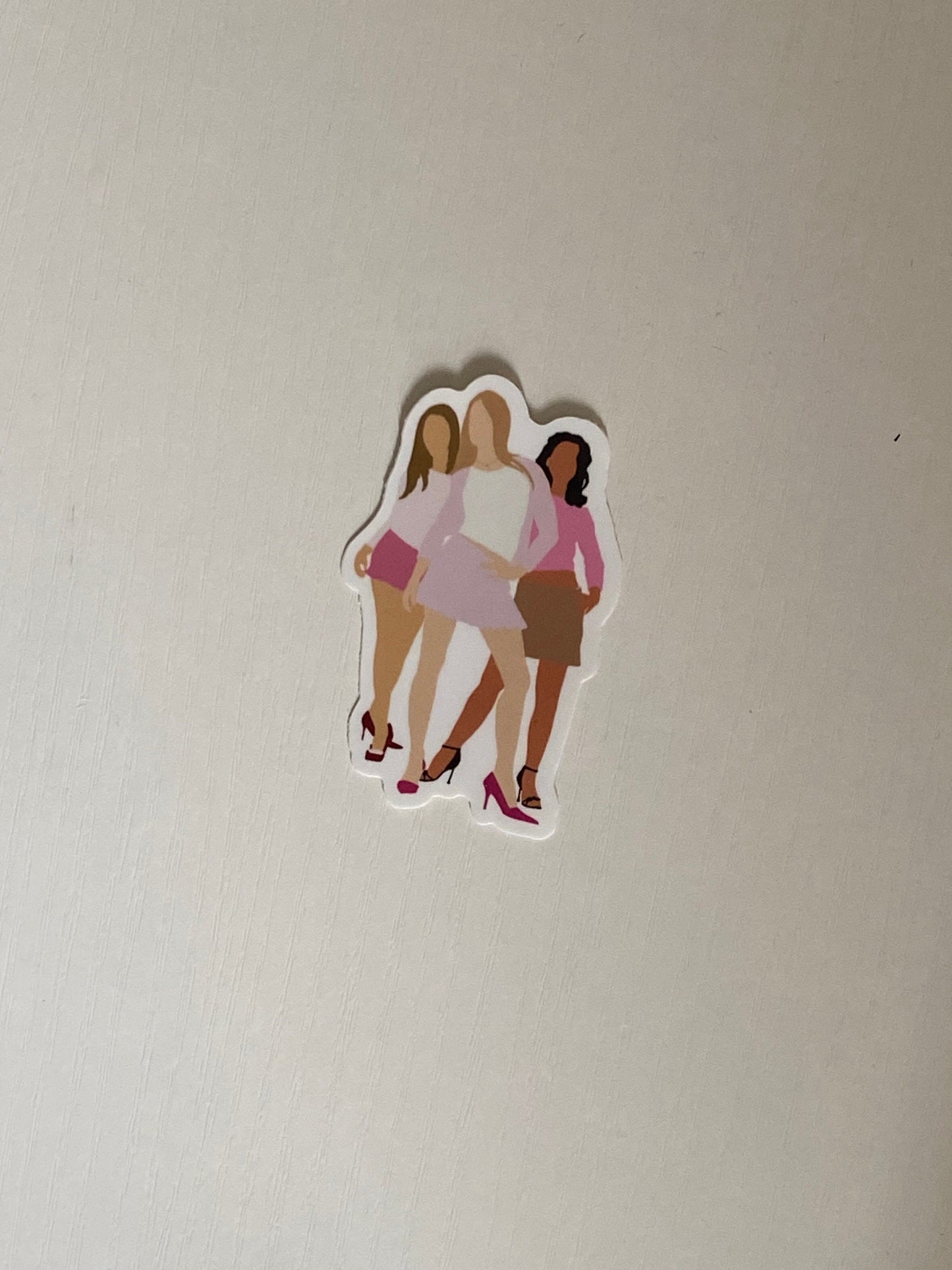 The Plastics outline sticker, Laptop sticker, Mean girls sticker, Mean Girls Merch, Waterbottle sticker