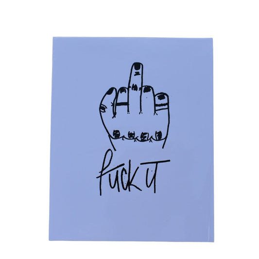 F*CK IT middle finger Screenprint, Grunge Art Print, Explicit Art, Fuck Art, Middle Finger Art Print,